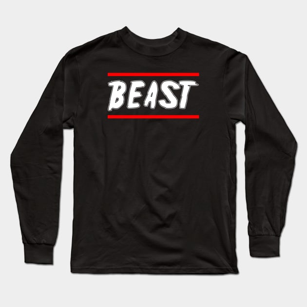 Beast Long Sleeve T-Shirt by cecatto1994